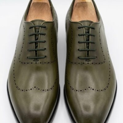 LC Olive Oxford Shoe